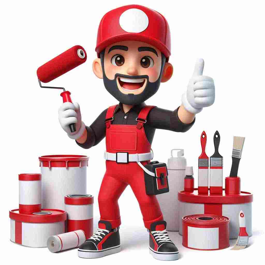 Materiais Usados Pelo Pintor Profissional Saúde: Rolos, Pincéis, Lixas, Seladores, Tintas Acrílicas, Epóxi e Impermeabilizantes